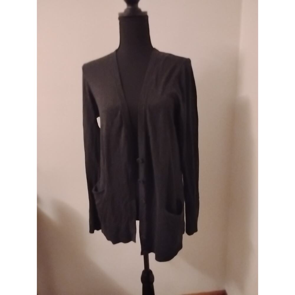 Ann Taylor Loft Women Black Long Sleeve Blouse